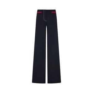 Serena Bute Flare Trouser With Contrast Pockets - Dark Navy - NWT